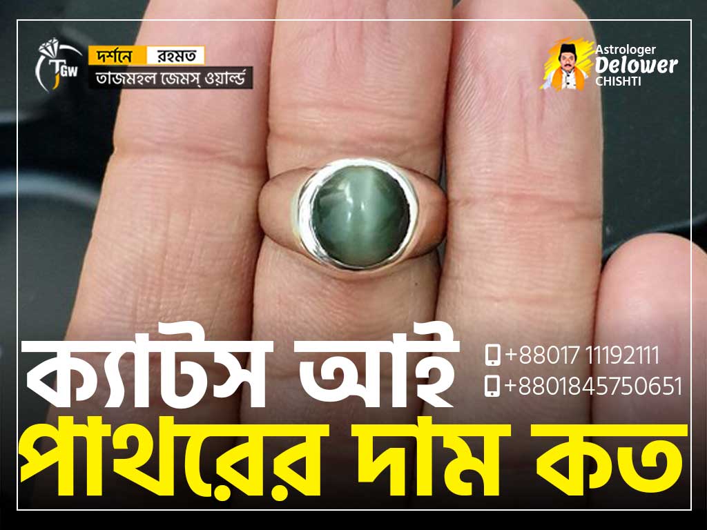 ক্যাটস আই পাথরের দাম কত (Lehsunia Chrysoberyl Cat's Eye Price)