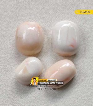 Natural Japani Coral Gemstone Oval Shape https://www.tajmahalgemsworld.com/