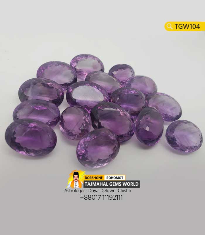 Amethyst (PoddoNila) Stone Price পদ্মনীলাএমেথিষ্ট রত্ন পাথর দাম https://www.tajmahalgemsworld.com/