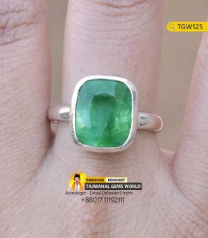 Natural Colombian Emerald Ring Price 287,000 TK in Bangladesh https://www.tajmahalgemsworld.com/