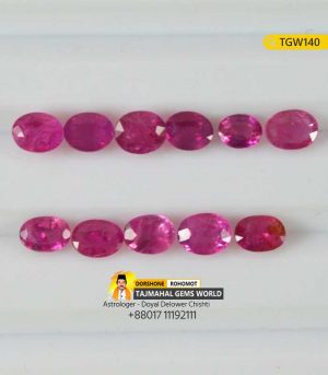 Natural Loose Burmese Ruby Gemstones Price Per Carat 2000 TK in Bangladesh https://www.tajmahalgemsworld.com/