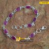 Red Ruby Gemstones Silver Bracelet Price 60,000 TK in Bangladesh https://www.tajmahalgemsworld.com/