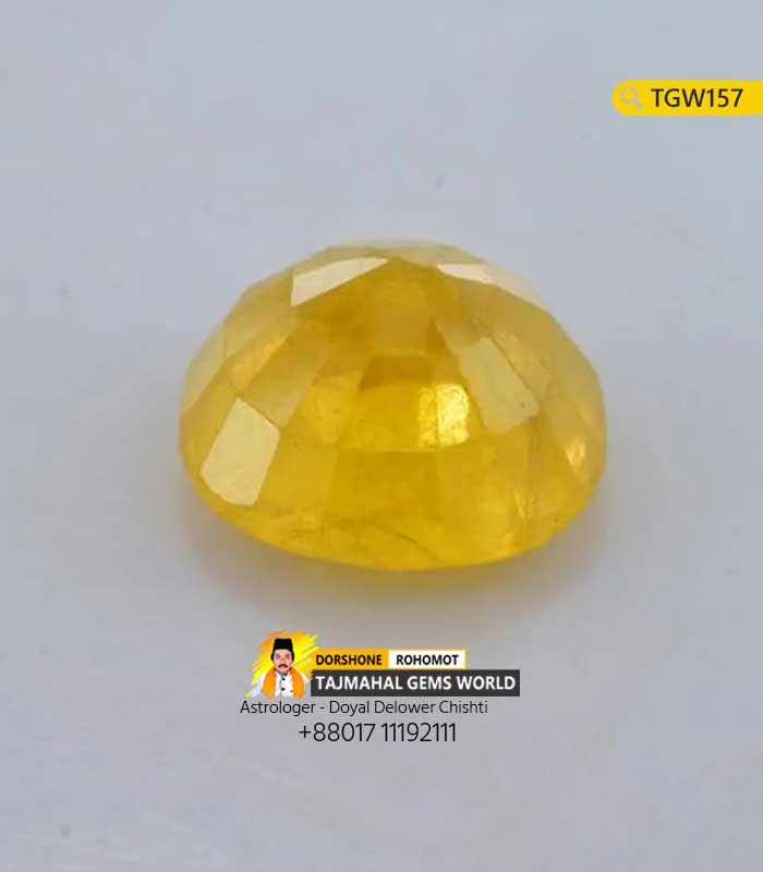 Yellow Sapphire - Pukhraj Pathar Price 75,000 TK in Bangladesh https://www.tajmahalgemsworld.com/