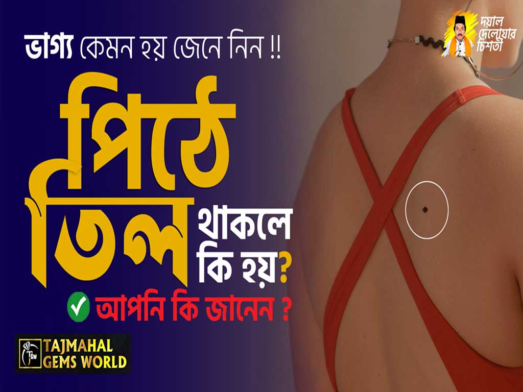 পিঠে তিল থাকলে কি হয় কোন দিকে ইঙ্গিত দেয় আপনি কি জানেন https://tajmahalgemsworld.com