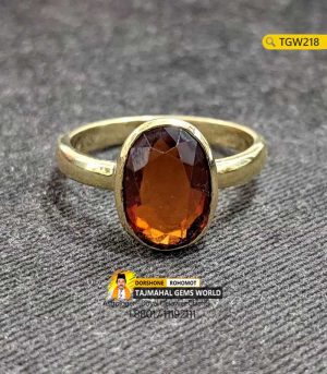 Hessonite (Gomed) Rahu Remedy Astrological Panchdhatu Ring Price 12,000 TK in Bangladesh https://www.tajmahalgemsworld.com/