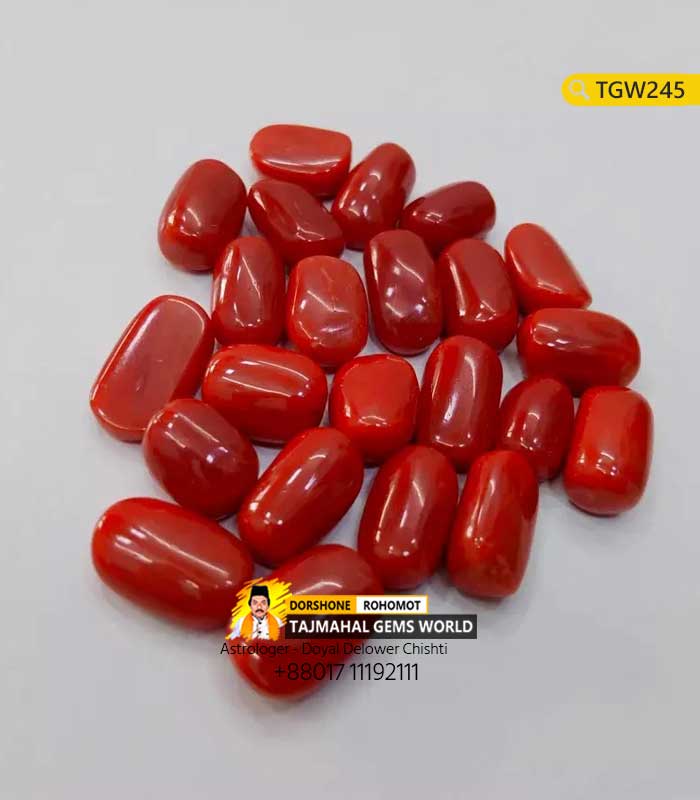 Natural Italian Red Coral Stone Price Per Ratti 1500 TK in Bangladesh https://www.tajmahalgemsworld.com/