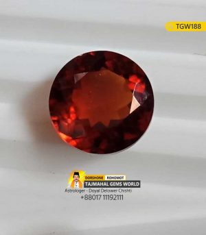 Round Natural Red Hassonite Garnet Stone Price 18,000 TK in Bangladesh https://www.tajmahalgemsworld.com/