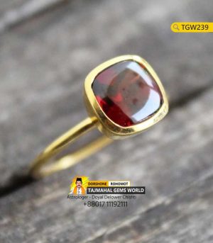 Srilanka Garnet Birthstone Ring Price 18,000 TK in Bangladesh https://www.tajmahalgemsworld.com/