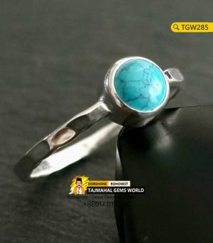 American Turquoise Feroz Birthstone Silver Rings Price https://www.tajmahalgemsworld.com/