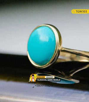 American Turquoise Panchdhatu Ring Price https://www.tajmahalgemsworld.com/
