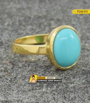Handmade Firoza Turquoise Ring American Feroza Panchdhatu Ring Price https://www.tajmahalgemsworld.com/