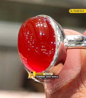 Yemeni Red Akik Ring Lal Akik Gemstone Silver Ring Price Per Carat in BD https://www.tajmahalgemsworld.com/