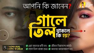 গালে তিল থাকলে কি হয় ধনী হবেন, না অর্থকষ্টে ভুগবেন https://www.tajmahalgemsworld.com/