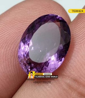 Deep Purple Amethyst Gemstone Poddonila Pathor Price in BD https://www.tajmahalgemsworld.com/