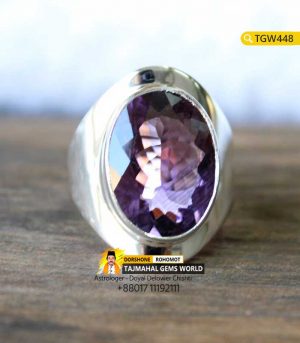 February Birthstone Amethyst Gemstone Ring Price https://www.tajmahalgemsworld.com/