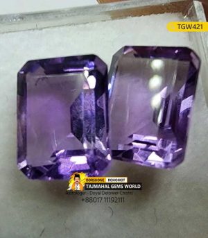 Light Purple Amethyst Gemstone Poddonila Stone Price Per Carat in Dhaka https://www.tajmahalgemsworld.com/