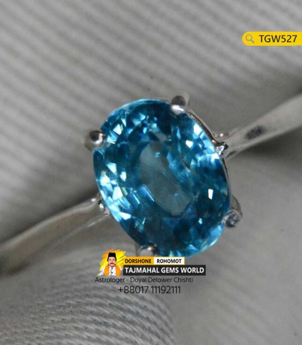 Blue Zircon Silver Ring Price in Bangladesh https://www.tajmahalgemsworld.com/