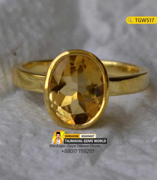 Golden Topaz Gemstone Ring Price in Bangladesh https://www.tajmahalgemsworld.com/