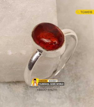 Amber Stone Silver Ring Price in Bangladesh https://www.tajmahalgemsworld.com/