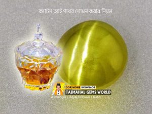 (ক্যাটস আই শোধনের নিয়ম) Cat's Eye Purification Rules to Astrology