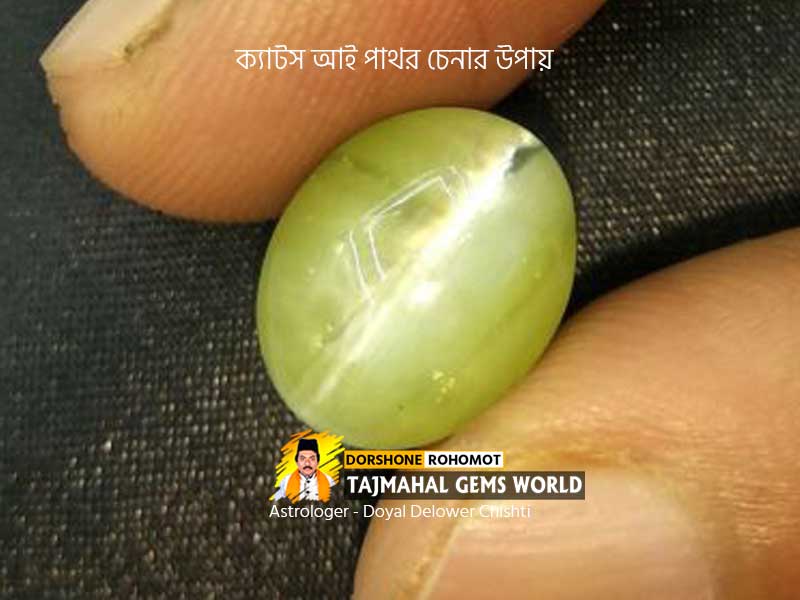 (ক্যাটস আই চেনার উপায়) How to identify a Natural Cats Eye stone
