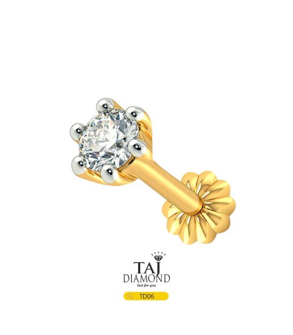 Single Diamond Nose Pin (Buy Exclusive Diamond Nosepin)