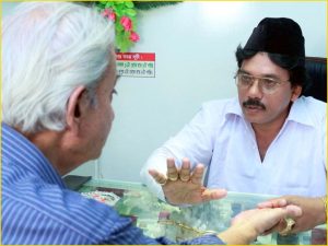 Doyal Delower Chishti With Film Actor Prabir Mitra - Tajmahal Gems World Gemstone