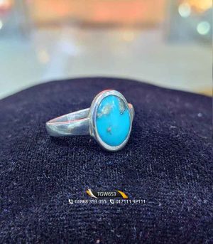 Natural Feroza Silver Ring Tajmahal Gems World www.tajmahalgemsworld.com