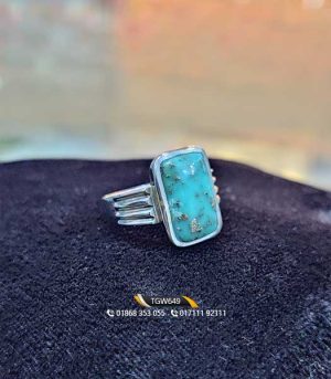 Natural Irani Turquoise Ring Tajmahal Gems World. www.tajmahalgemsworld.com