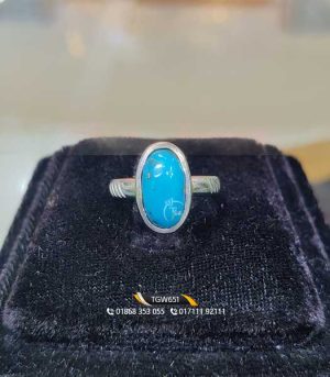 Turquoise Gemstone Silver Ring Tajmahal Gems World www.tajmahalgemsworld.com